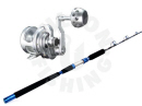 Accurate 500XN and Kilwell Heavy Metal Fire Overhead 400g Speed Jig Combo 