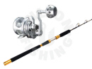 Accurate 500XN and Kilwell Heavy Metal Fire Overhead 300g Speed Jig Combo