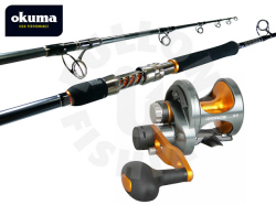 Okuma Andros II and Andros 350g Jig Rod 