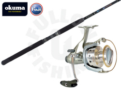 Okuma Epix 80 Bait Feeder and X Factor 10-15kg Boat Combo