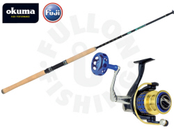Okuma Salina 2 40FD Spin Reel and Okuma X Factor 70 6-10kg Soft Bait Combo