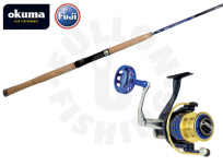 Okuma Salina 2 40FD Spin Reel and Okuma Braid Concepts 6-10kg Soft Bait Combo
