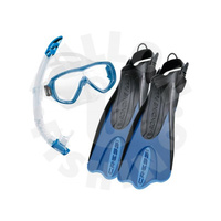 Cressi Palau SAF Mask, Fin Snorkel Set