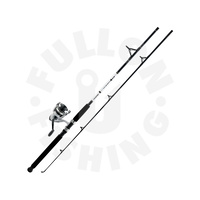 Daiwa D Wave 5000 B & D-Wave 11" 2pc 12-30lb Rock-Surf Rod Combo