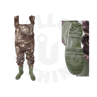 Taimer Neoprene Camo Chest Waders UK 8.5